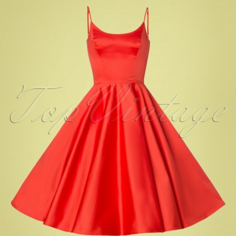 Elegant orange 🍊 swing dress